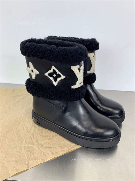 louis vuitton botties|louis vuitton shearling boots.